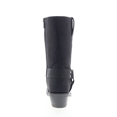Jama Old West Harness Boot MB2058L Womens Black Leather Western Boots