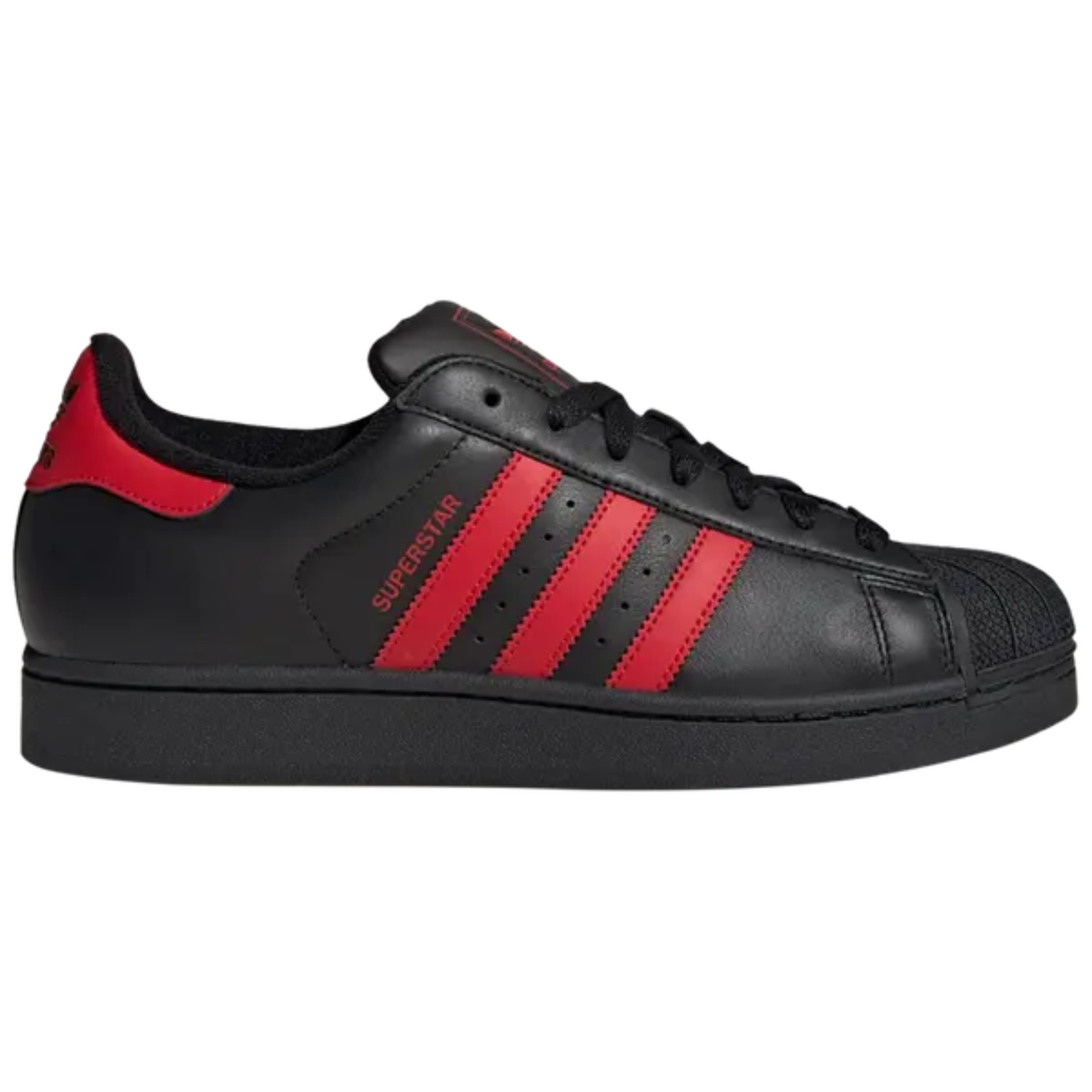 Adidas Men's Black Superstar 2 Sneakers, JQ2309 (No Box)
