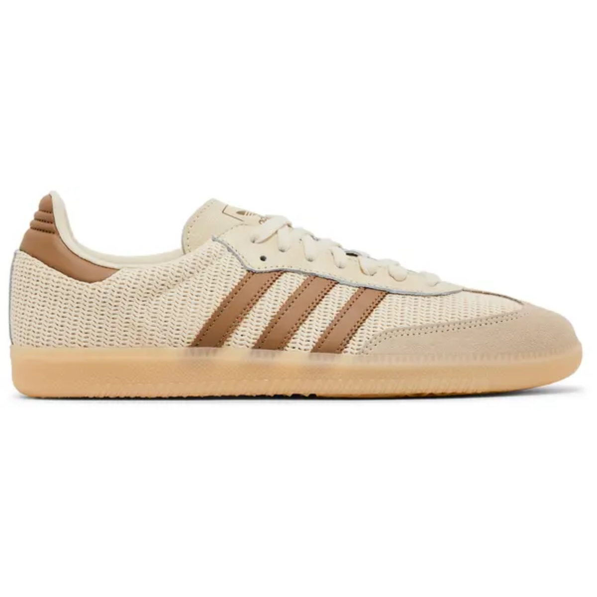 Adidas Originals Men's Cream Samba OG Sneakers, JI3185 (No Box)