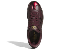 Women's Adidas Samba OG LT in Maroon / Gold Metallic