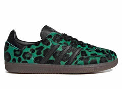 Women's Adidas Samba OG in Semi Scream Green / Core Black