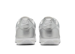 Women's Nike Cortez in Metallic Silver