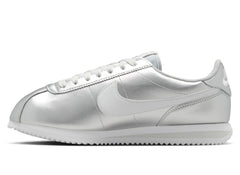 Women's Nike Cortez in Metallic Silver