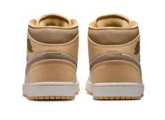 Women's Air Jordan 1 Mid SE in Sesame / Khaki