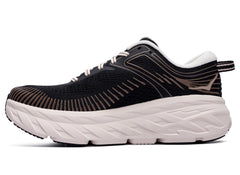 Women's Hoka Bondi 7 'Black / Rose Cream'