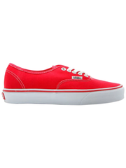 Vans Mens Red Authentic Canvas Sneakers, VN000EE3RED
