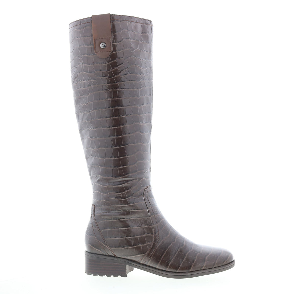 Easy Spirit Rhonda Martha Stewart Womens Brown Leather Casual Dress Boots