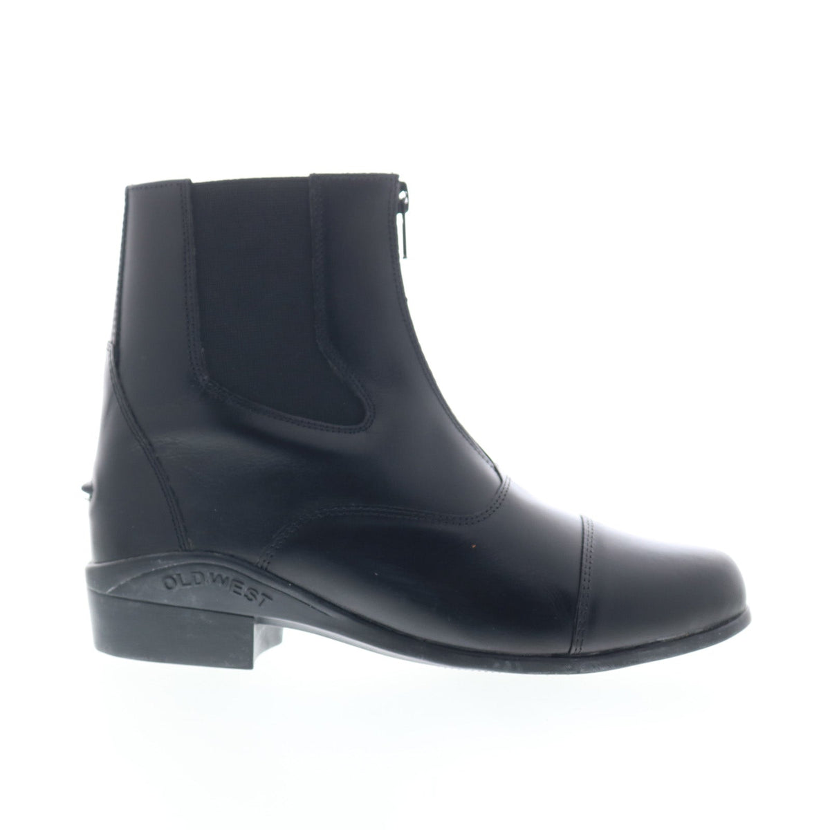 Jama Old West RL9010Z Womens Black Leather Zipper Equestrian Boots