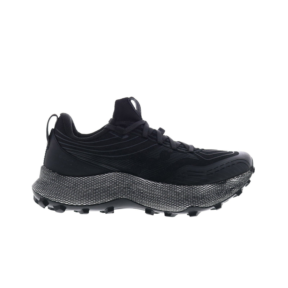 Saucony Endorphin Trail S10647-10 Womens Black Canvas Athletic Hiking Shoes