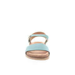 Softwalk Upland S2419-373 Womens Blue Leather Strap Sandals Shoes