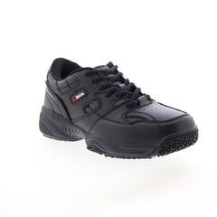 SkidBuster Oxford Slip Resistant S5055 Womens Black Wide Work & Safety Shoes