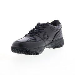 SkidBuster Oxford Slip Resistant S5055 Womens Black Wide Work & Safety Shoes