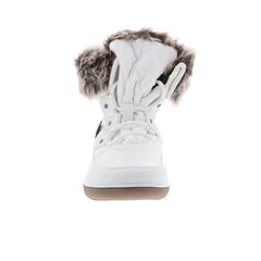 Wanderlust Snow Flake T18653 Womens White Wide Synthetic Casual Dress Boots