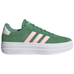 Adidas Women's VL Sneakers, Preloved Green / Pink Spark / Ivory, IH0365