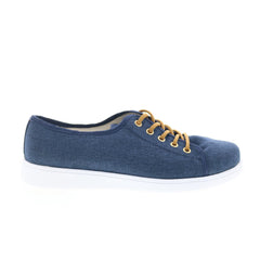 Hitchcock Emma W311 Womens Blue Wide Canvas Lifestyle Sneakers Shoes