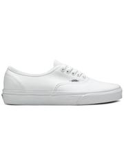 Vans Mens Authentic Canvas Sneakers, White, VN000EE3W00