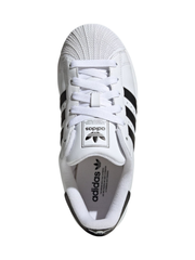 Adidas Originals White Women's Superstar II Sneakers, JH7032 (Damaged Box)