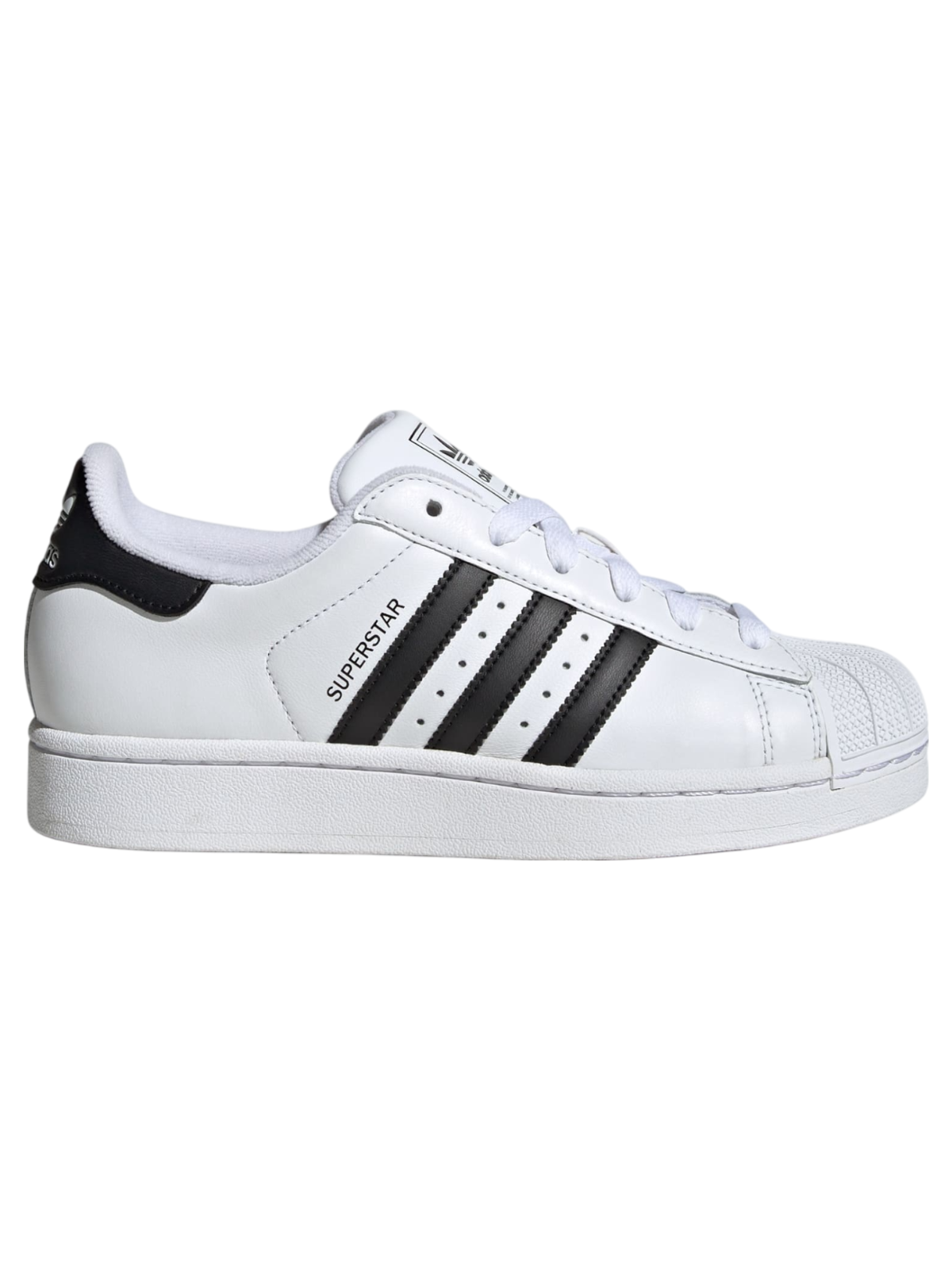Adidas Originals White Women's Superstar II Sneakers, JH7032 (Damaged Box)