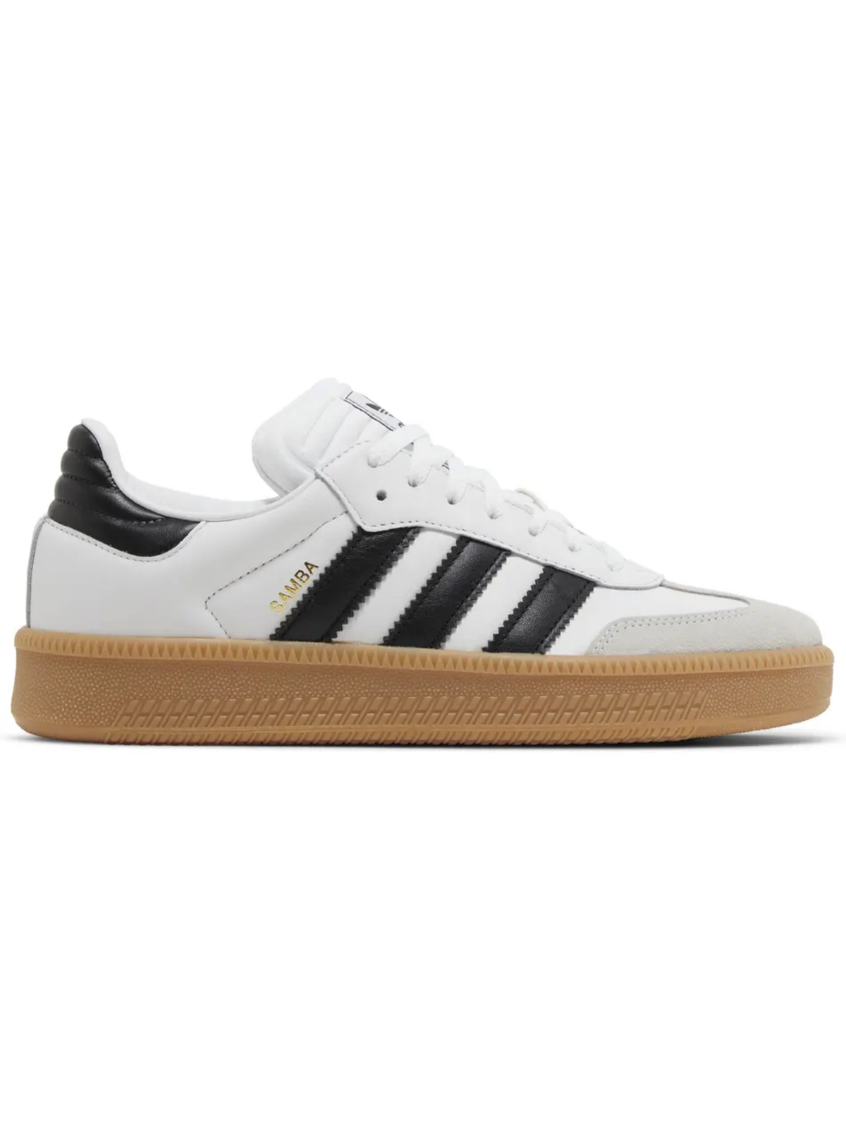 Adidas Originals White/Black/Gum Men's Samba XLG Sneakers, IE1377
